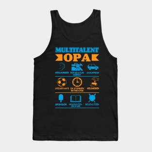 Multitalent Opa Großvater Geschenk Tank Top